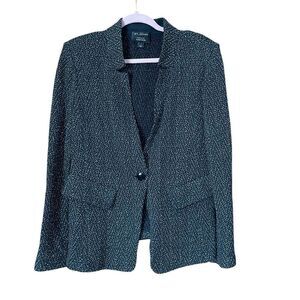 St. John Wool Blend Knit Blazer